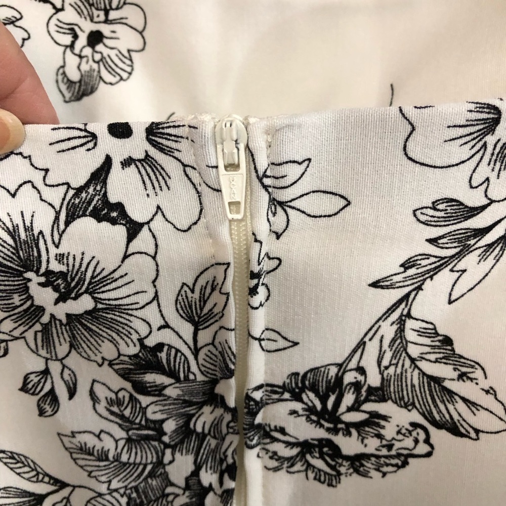 Dress Barn Sundress Black/White Size 16 - Picture 9 of 12